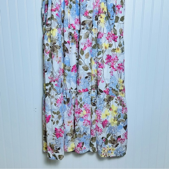 Lane Bryant Floral Maxi Dress with Tie Straps - Picture 7 of 11